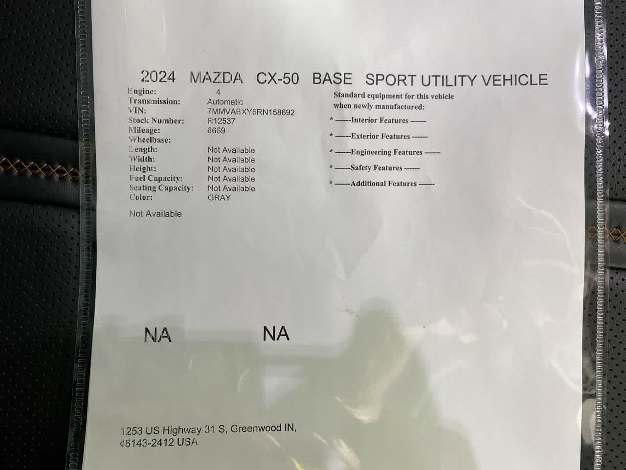2024 Mazda Mazda CX-50 2.5 Turbo